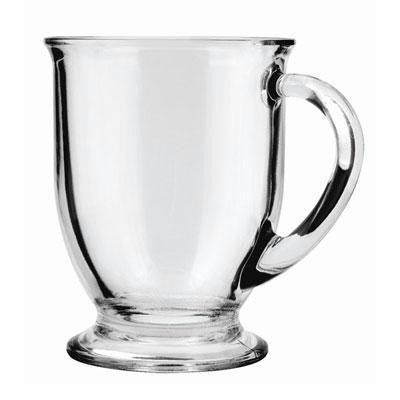 16oz Set Of 6 Cafe Mug Clear