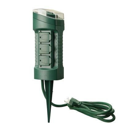 6 Outlet Power Stake Timer