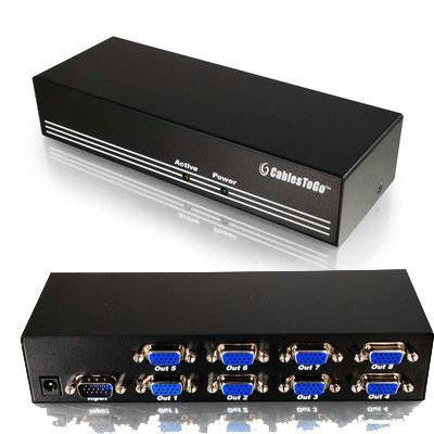 8 Port Uxga Monitor Split Ext