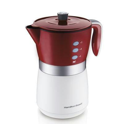 5 Cup Coffeemaker Red White