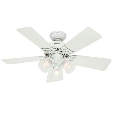 42" Southern Breeze White Fan