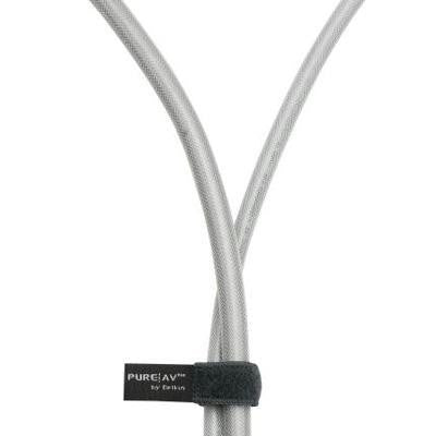 8" Velcro Black Tie-wrap 100pk