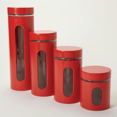 4 Pc Palladian Jars