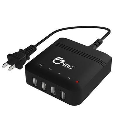 6.2a Usb Pwr Adptr 4pt Black