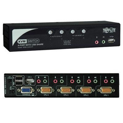 4 Port Kvm Switch W Audio