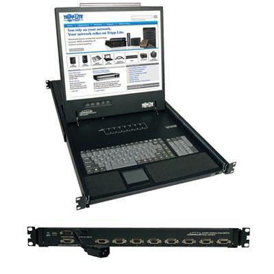 8 Port Vga Kvm Console W  19"