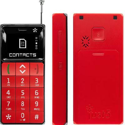 Brick Red Cell Phone