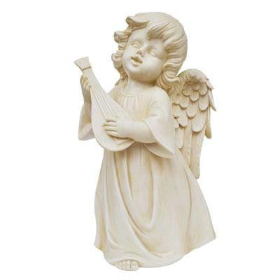 18"  Angel With Lute