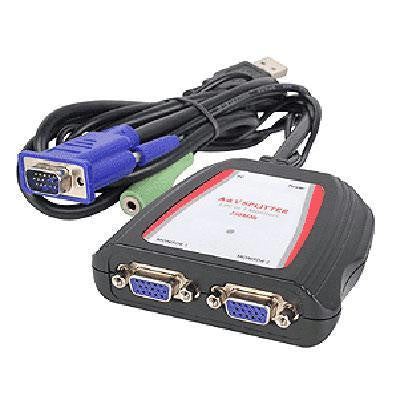 1x2 Compact Vga-audio Splitter