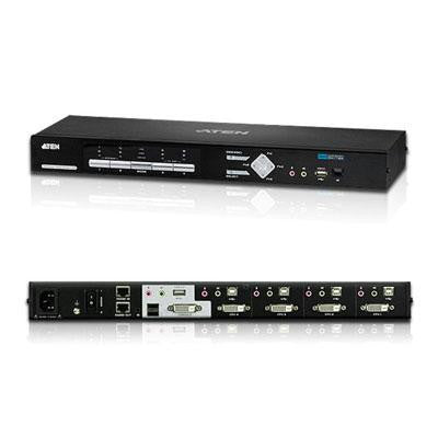 4 Port Dvi Quad In One Kvmp