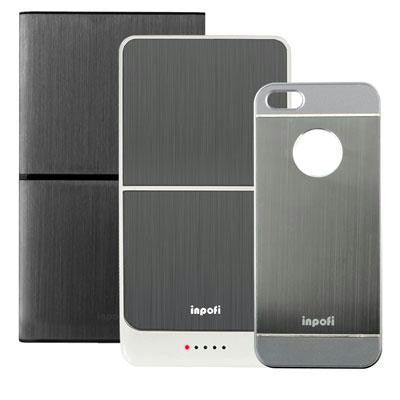 Wrlss Charger Kit Iphone5 Gry