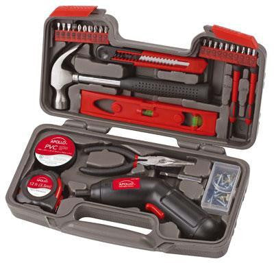 70 Pc Kit W 6v Screwdriver