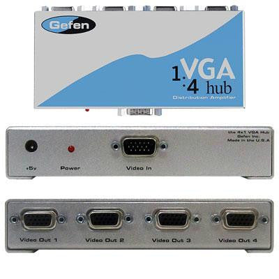 1x4 Vga Amplified Hub