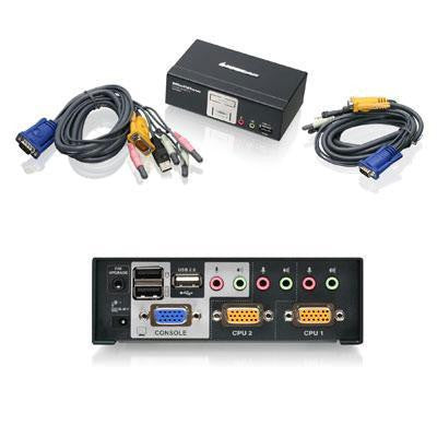 2 Port Kvmp Switch W Usb Hub