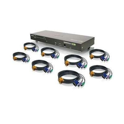 8 Port Combo Vga Kvmp Switch