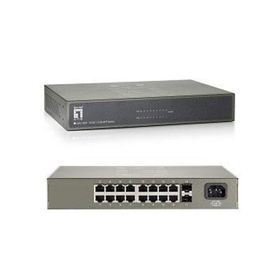 16 Port Gig 2sfp Gigcombo Swtc