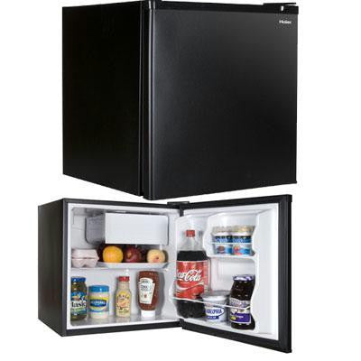 1.7cf Fridge W Freezer Black