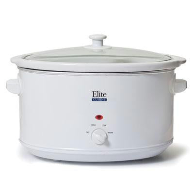 8.5qt Slow Cooker White