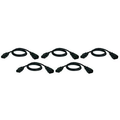 2' 5 Pack Power Cables