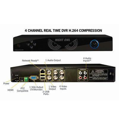 4 Channel Dvr W Hard Drive
