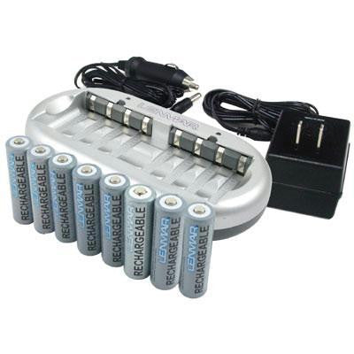 8 2000mah Batteries Dc Carcord