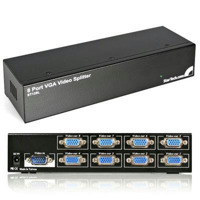 8 Port Vga Video Splitter-amp