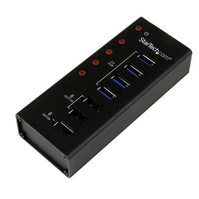 4 Port Usb3 Hub W Chrgng Ports