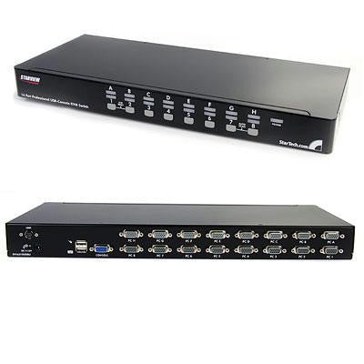 16 Port 1u Usb Kvm Switch