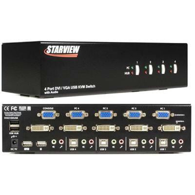 4 Port Dvi-vga Usb Kvm Switch