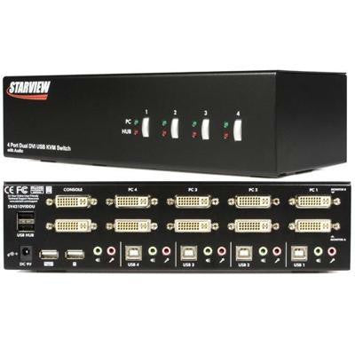 4 Port Dual Dvi Usb Kvm Switch