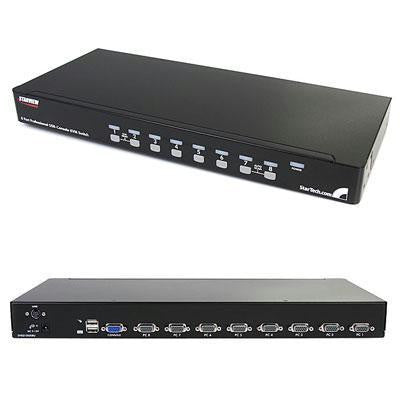 8 Port 1u Usb Kvm Switch