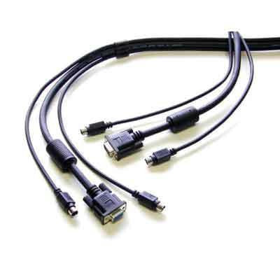 10' 3-in-1 Kvm Switch Cable