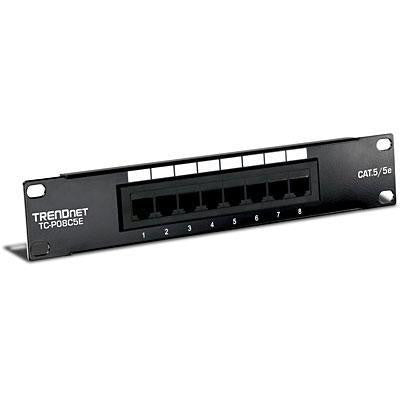 8-port Cat 5e Utp Patch Panel
