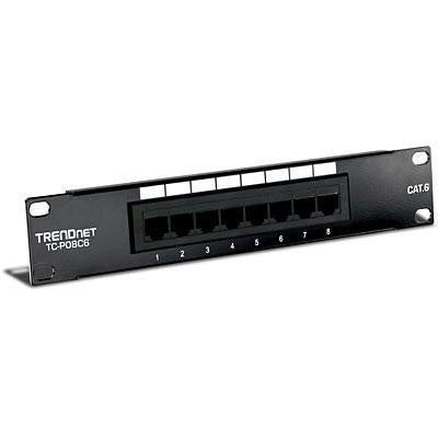 8-port Cat 6 Utp Patch Panel