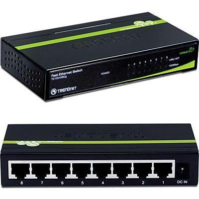 8-port 10-100mbps Green Switch