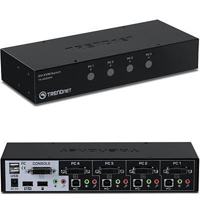 4 Port Dvi Kvm Switch Kit