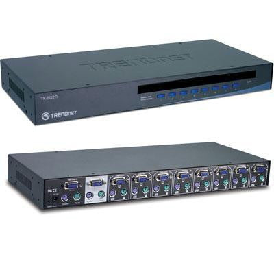 8-port Rack Mount Kvm Sw.w/osd