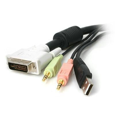 6 Ft Usb Dvi Audio & Mic Kvm