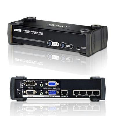 4-port Cat 5 A-v Splitter